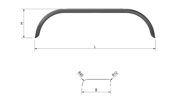 Verzinkt spatbord tandem - Afbeelding 4