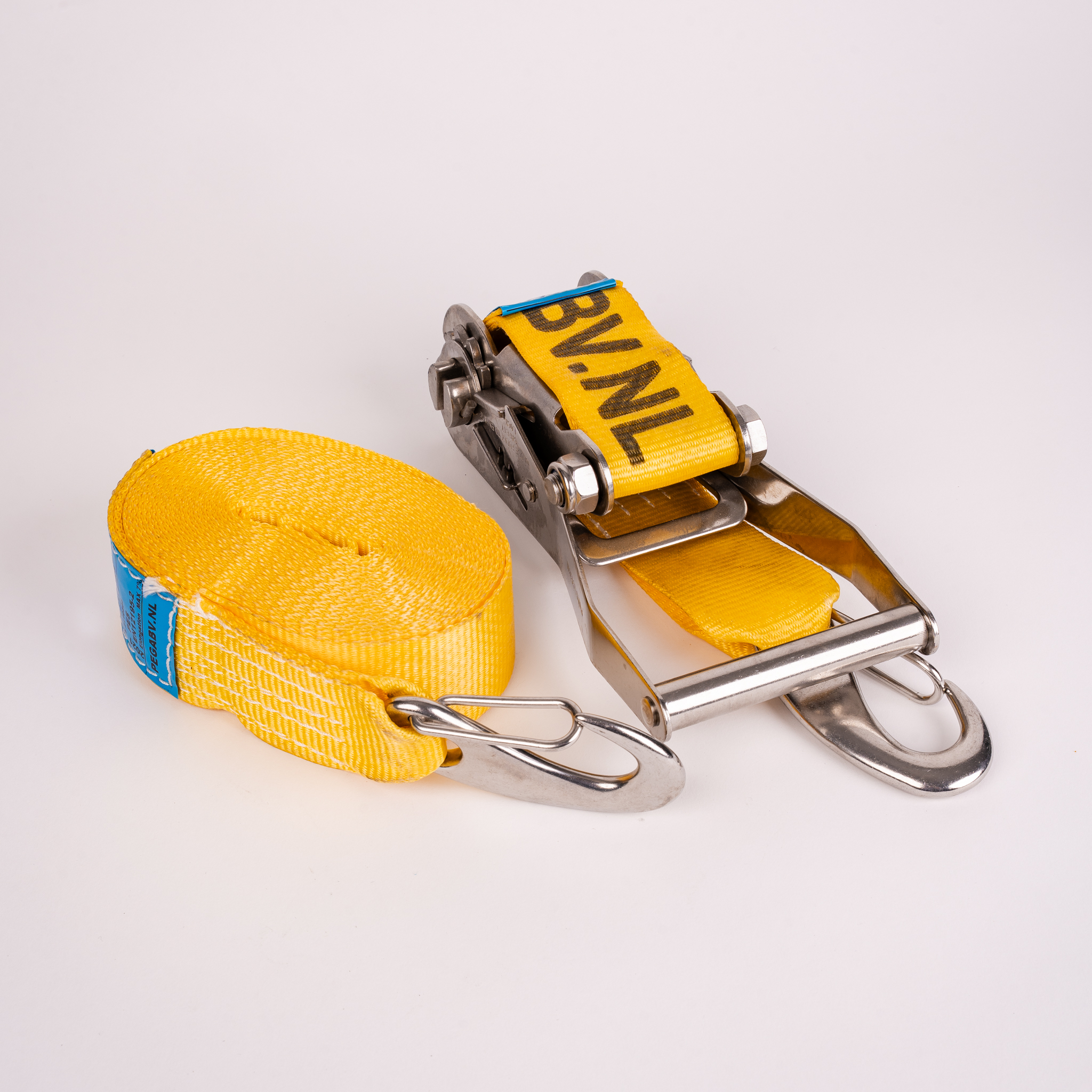 Spanband met RVS ratelgesp 4000 kg – 7 meter