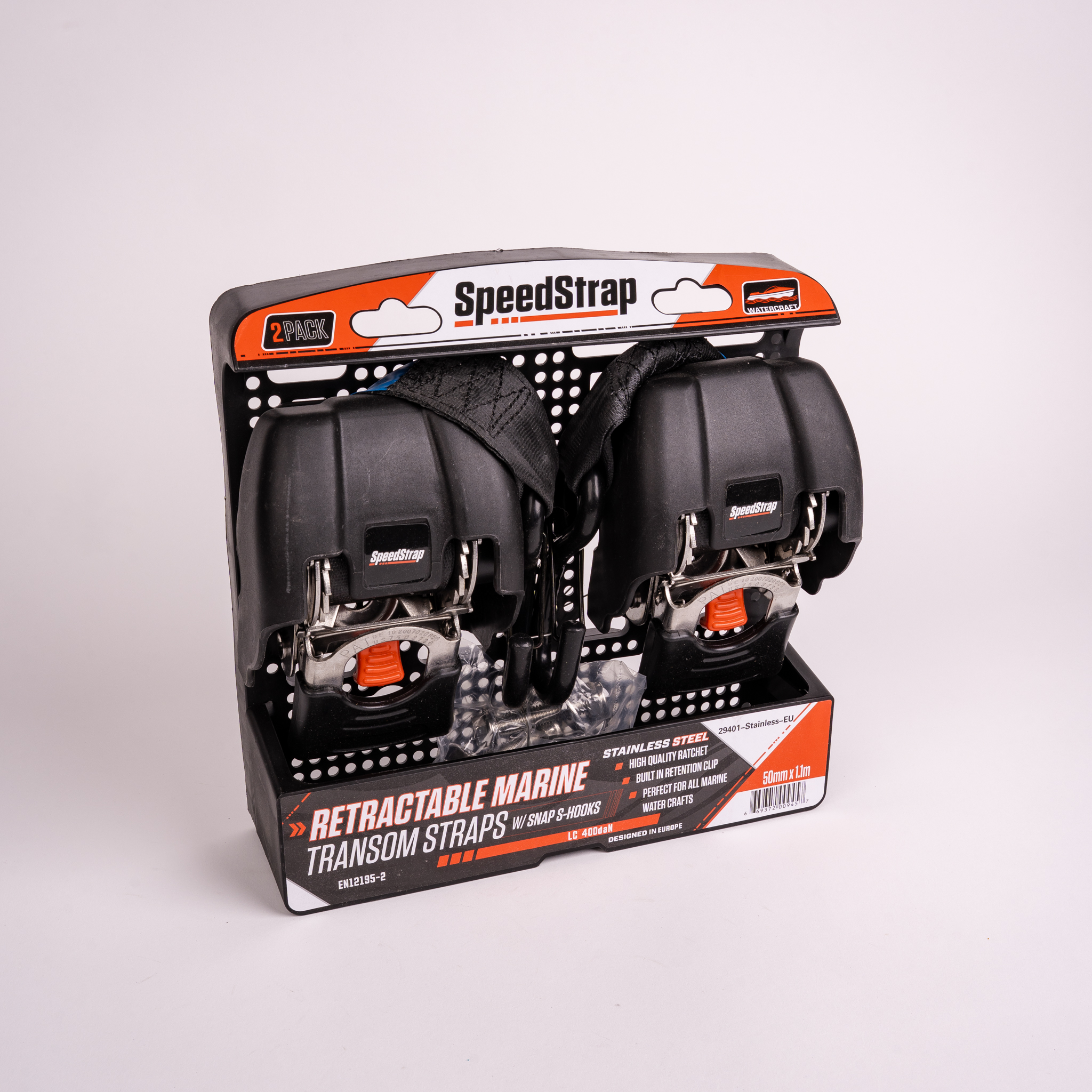BoatBuckle ratchet tie-down set