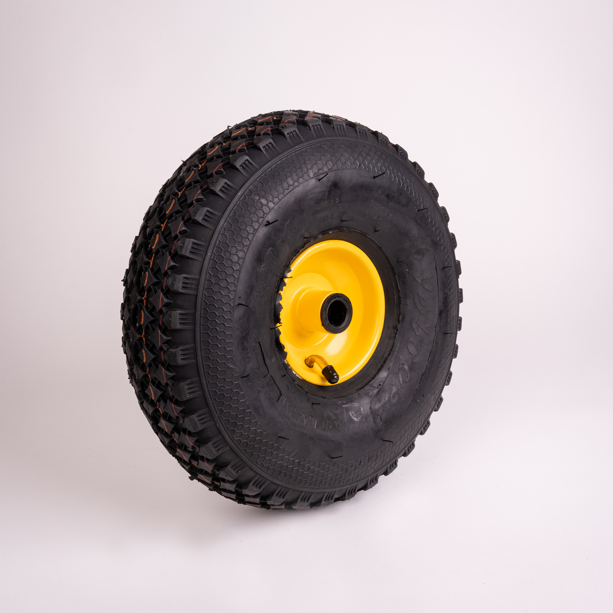 Rad 400-4 Zoll mit Gleitlagern und Stahlfelge