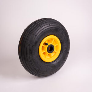 Kruiwagenwiel 300-4 inch met glijlagers – asgat 20 mm