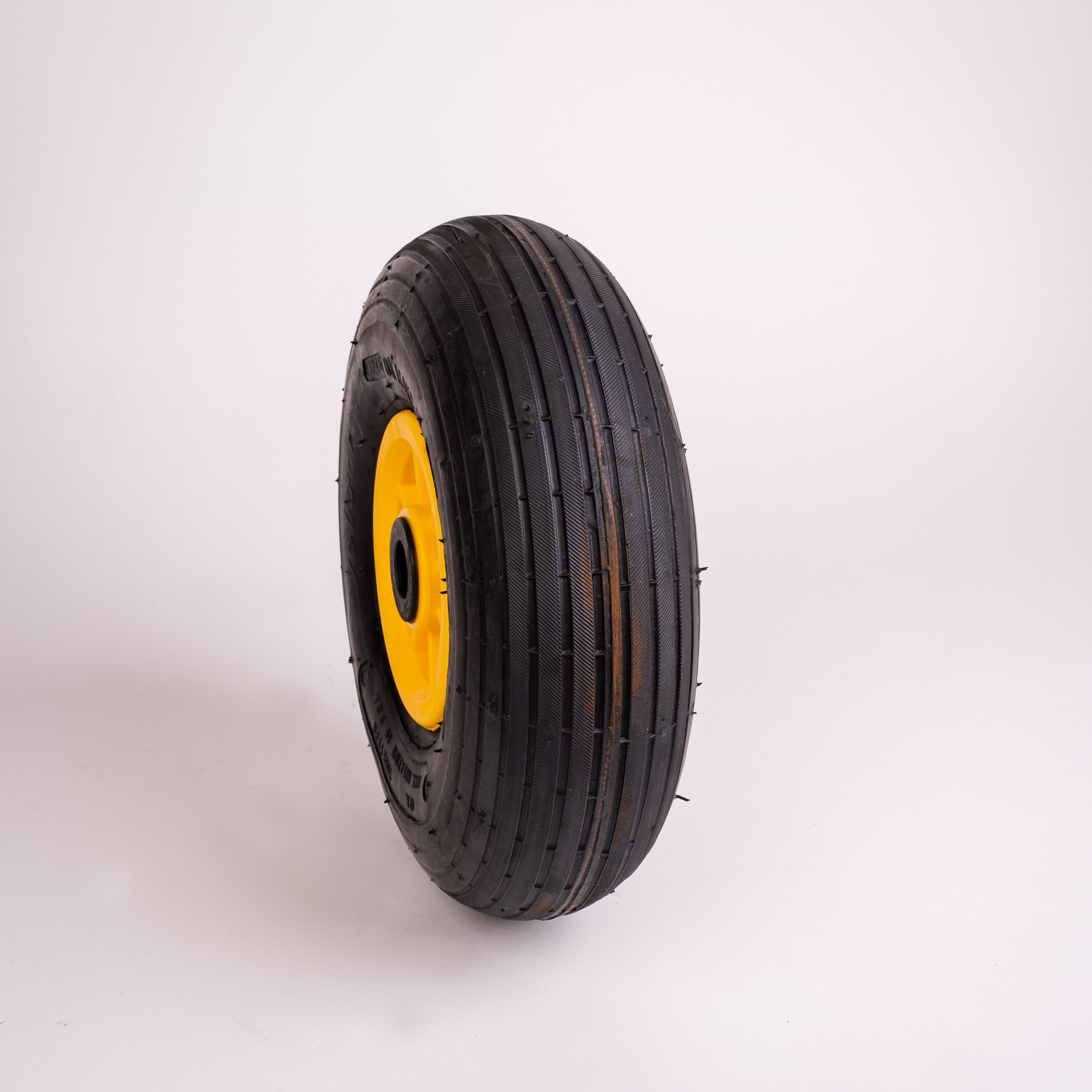 Schubkarrenrad 300-4 Zoll mit Gleitlagern – Achsloch 20 mm – Bild 2