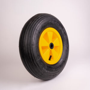 Kruiwagenwiel 400-8 inch met glijlagers – asgat 20 mm