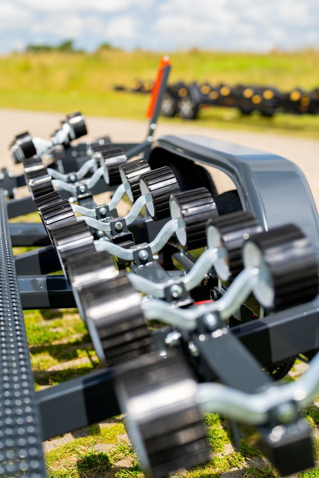 Multirollen auf Vierkantrohr