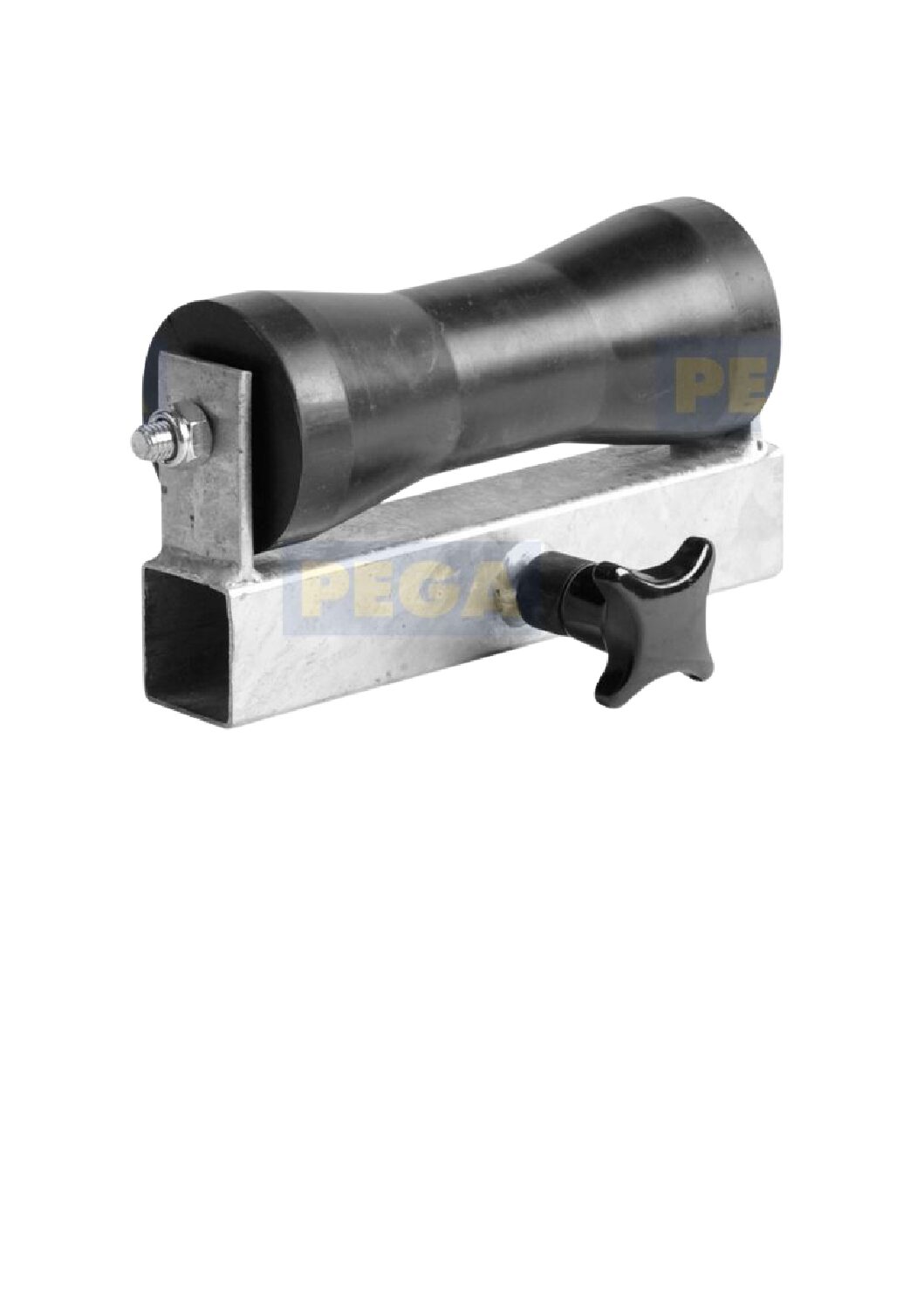 Individual keel roller including sleeve for catamaran